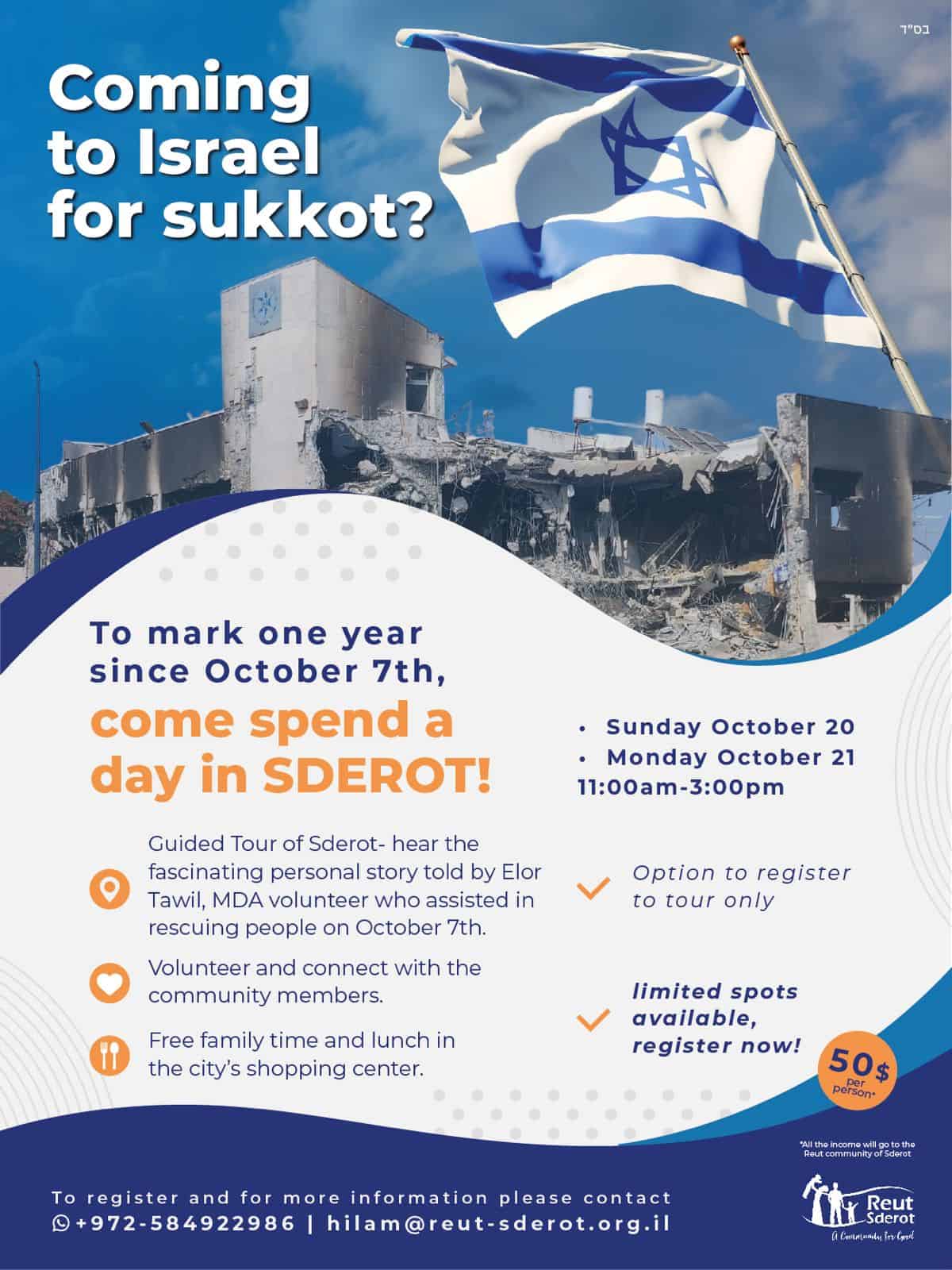 Read more about the article Chol Hamoed in Sukkot – tour only